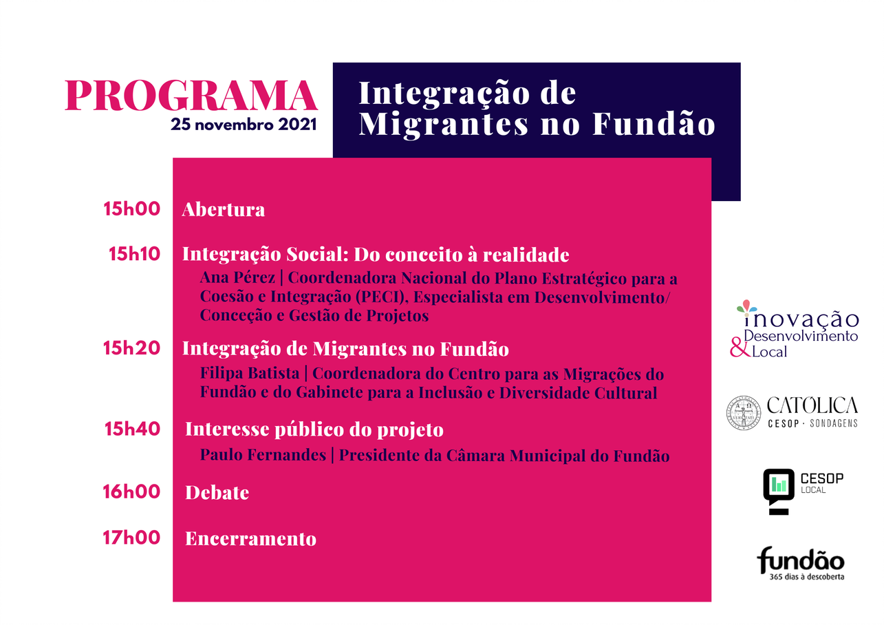 IDL Fundão Programa " Integração de Migrantes no Fundão "