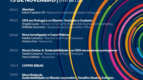 Observatório dos ODS nas empresas portuguesas: Apresentação de resultados do terceiro ano