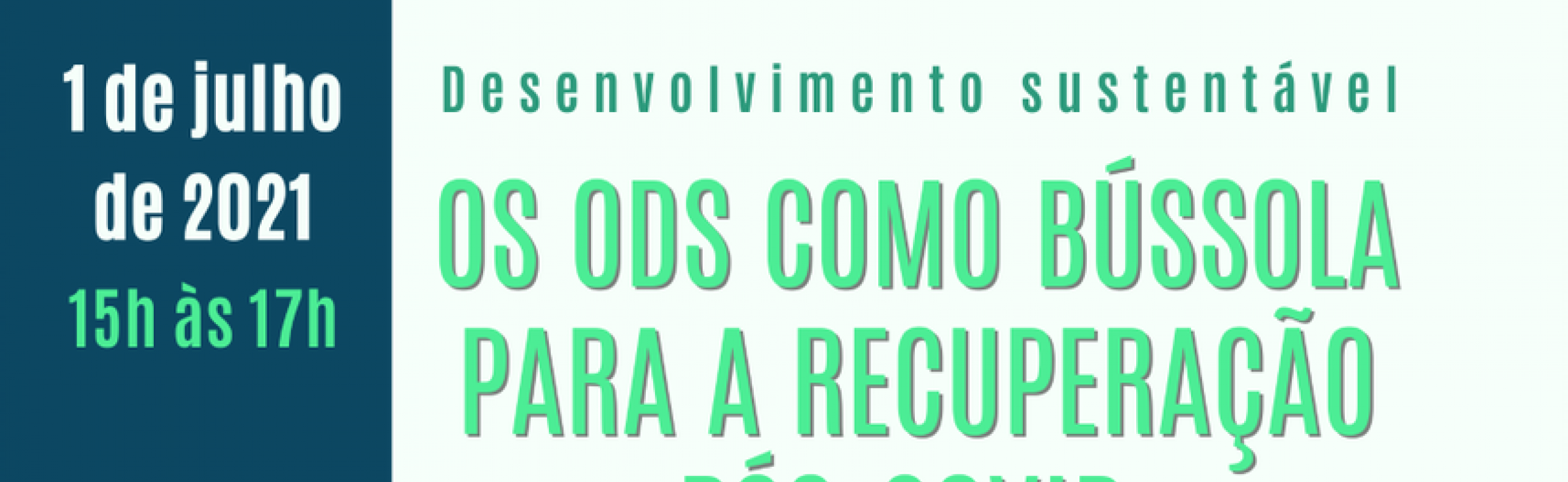 Seminário Anual CESOP-Local 2021: Os ODS para a Recuperação Pós-COVID