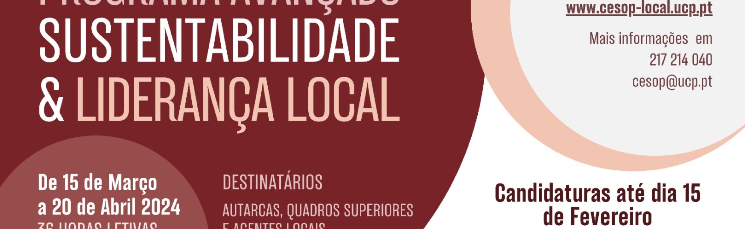 Programa Avançado: Sustentabilidade e Liderança Local